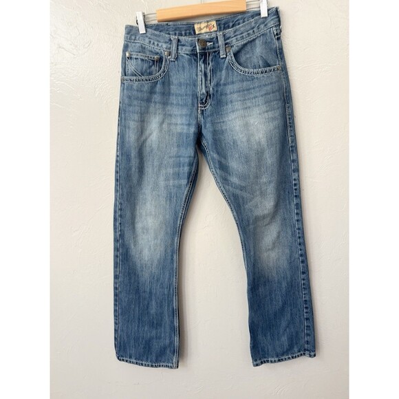 Wrangler Retro Jeans Mens 31x32 Slim Boot Cut Cowboy Rodeo Western Ranch Stretch - Picture 2 of 10
